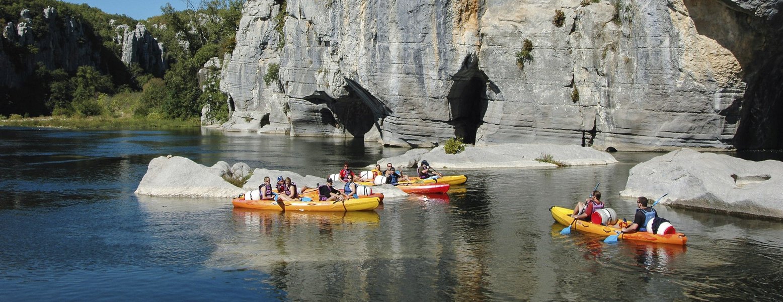 L’Ardèche en canoë-kayak